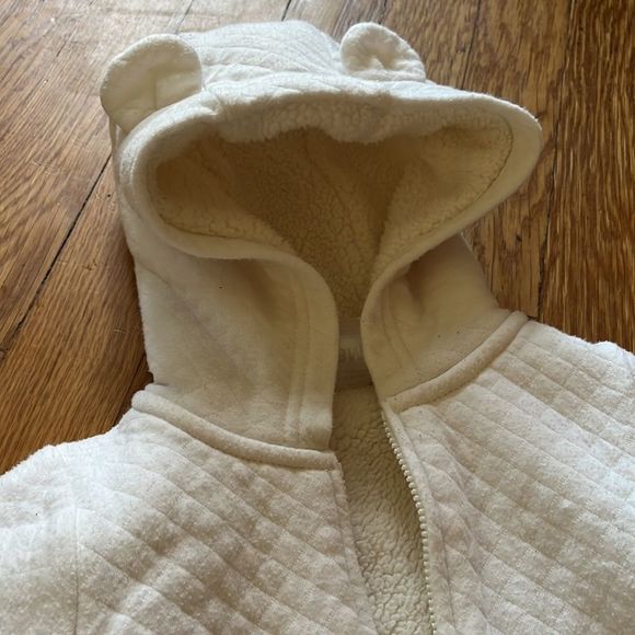Carters Quilted Zip Up Hoodie - Picture 2 of 6